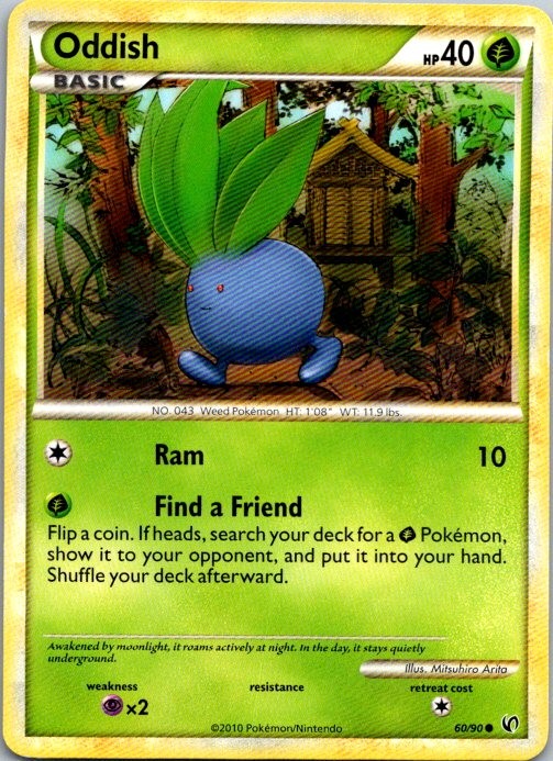 Oddish Common Undaunted 60/90 NM