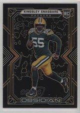 2022 Panini Obsidian Rookies Electric Etch Orange 68/75 Kingsley Enagbare 0ym4