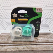 Tommee Tippee Ultralight Silicone Pacifiers 0  6M BPA Free LOT OF 3 6 Total NEW