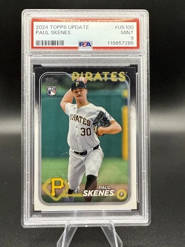 2024 Topps Update PAUL SKENES PSA 9 MINT Rookie Card #US100 Pittsburgh Pirates