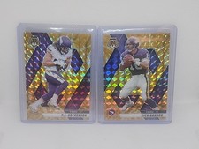 2025 Panini Mosaic - Yellow Reactive Rick Gannon / T.J. Hockenson Minnesota