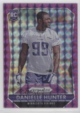 2015 Panini Prizm Rookies Violet Mosaic Prizm 24/50 Danielle Hunter #218 1j2