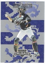 Mike Piazza 2025 Panini Crusade Base Silver Parallel SP #69 New York Mets