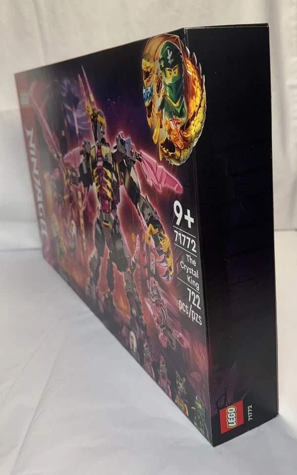 Lego Ninjago 71772 El Rey Cristal y LEGO Ninjago 71769 Cole's Dragon Cruiser Foto 4 de 4