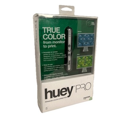 Pantone Huey Pro Advanced Color Monitor Correction Calibration x-rite PC/Mac LCD
