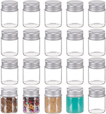 BENECREAT 20 Pack 15Ml/0.5Oz Tiny Glass Bottles Sample Vials Glass Bottles with 