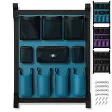 Horse Trailer Grooming Bag, Short Hanging Equine Barn Door Caddy Organizer