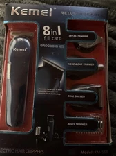 Kemel rechargeable 8 in 1 full care grooming kit electric hair clippers