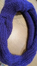 Warm Wool Infinity Cowl 24 Inches Around Neck Hand Wash and Air Dry. Brand New.