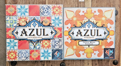 Azul Brettspiel + Kristallmosaik Erweiterung von Michael Kiesling aus Next Move