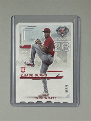2025 Panini Prospect Edition Chase Burns Die Cut /26 