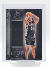 CAMERON THOMAS 2024-25 SILHOUETTE THREADS GAME USED PATCH #THR-THM NETS Q1300