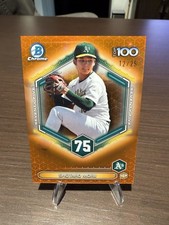 2026 BOWMAN BASEBALL CHROME SCOUTS TOP 100 SHOTARO MORII ORANGE /25 Athletics