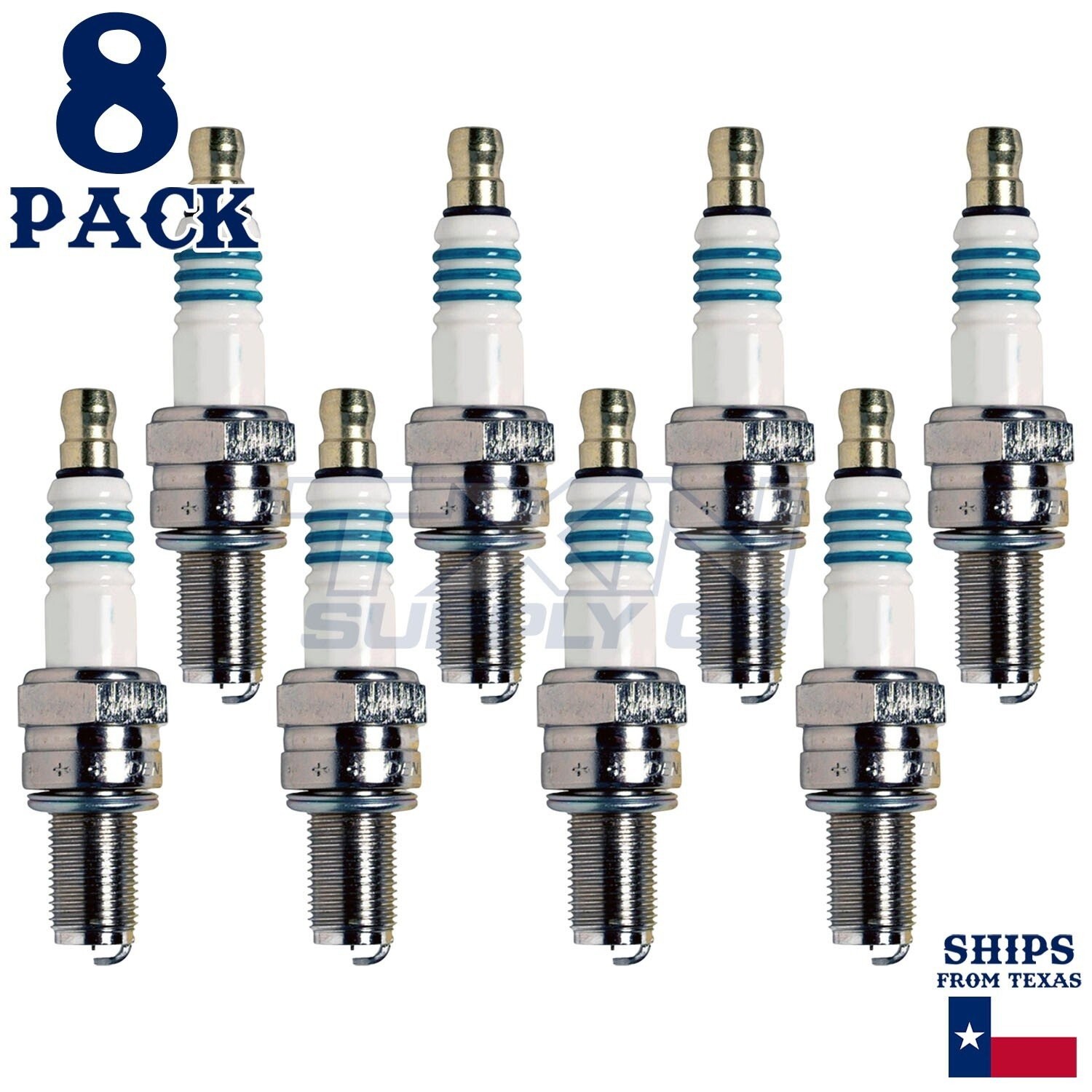 8 Pack Denso 5362 Iridium Power Spark Plugs IU24