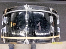 Vintage 1950's Ludwig WFL Marching Bass Drum 10 LUG 28" X 10" Chicago USA