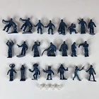 Marx Blue Tom Corbett Space Academy Rex Mars Spacemen Alien Figures Helmets 1952