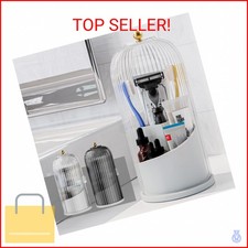 Toothbrush Holders with Sliding Lid for Bathroom Counter Organizer, Tooth Brush