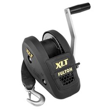 Fulton 142311 XLT Marine Trailer Winch, Single-Speed, 1,500 lbs. Capacity, 20...