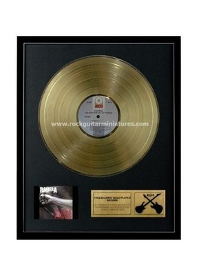 RGM1187 Pantera Vulgar Display of Power Gold Disc 24K Plated LP 12''