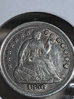1856 Seated Liberty Half Dime 5C Ungraded 90% Silver US Coin. Item F27C25