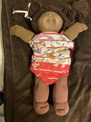 Vintage 1982 Cabbage Patch Kid Black Girl Doll  Used