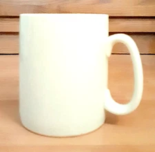 Giant Jumbo White Blank Plain Ceramic Cup Mug 30 OZ Big for Two DIY
