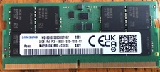 Samsung 32GB PC5 38400 DDR5 4800 MHz SODIMM Laptop Memory  p/n: M425R4GA3BB0-CQK