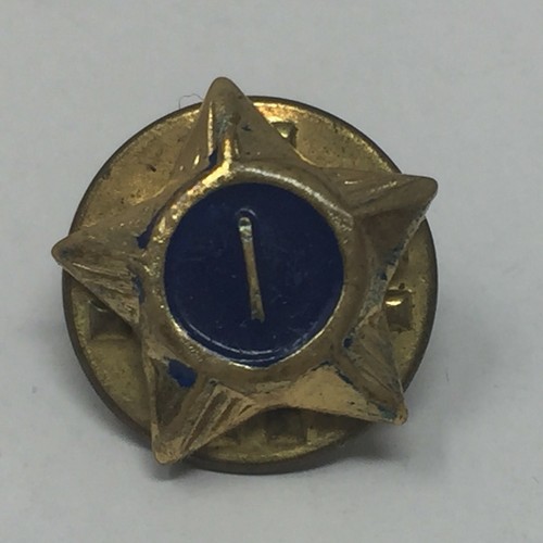 Spilla da bavero vintage 1 stella di servizio blu Boy Scouts of America BSA - Foto 3 di 5