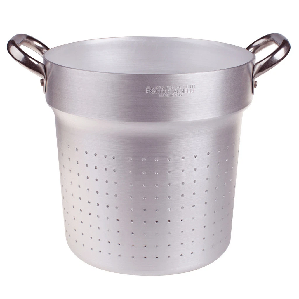 Scolapasta In Acciaio Inox A Rete | 15,2 Cm | Con Manico Anti-scottatura E Gancio