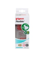 Pigeon Peristaltic Nursing Bottle, 120 ml.  0-3 Months Baby small size nipple