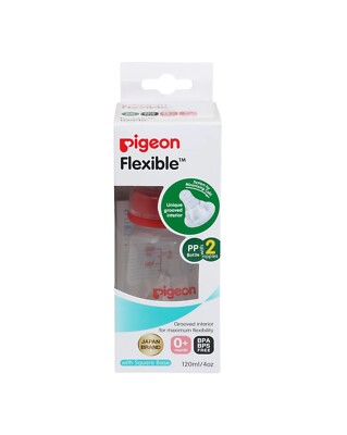 Pigeon Peristaltic Nursing Bottle, 120 0-3 Months) Baby small - Main Image