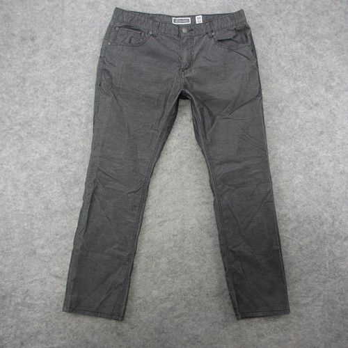 Inc Jeans Men's 38x32 Gray Dark Wash Slim Straight Leg Jeans