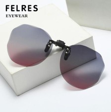 Clip On Flip Up Polarized Sunglasses Men Women Classic Driving Glasses UV400