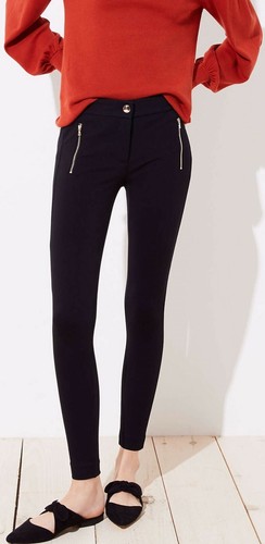 LOFT Leggings Pants in Zip Pocket Ponte 