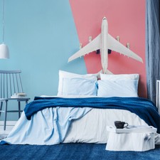 VLIES FOTOTAPETE Tapete Wandbilder XXL Jugend modernes Flugzeug 4060