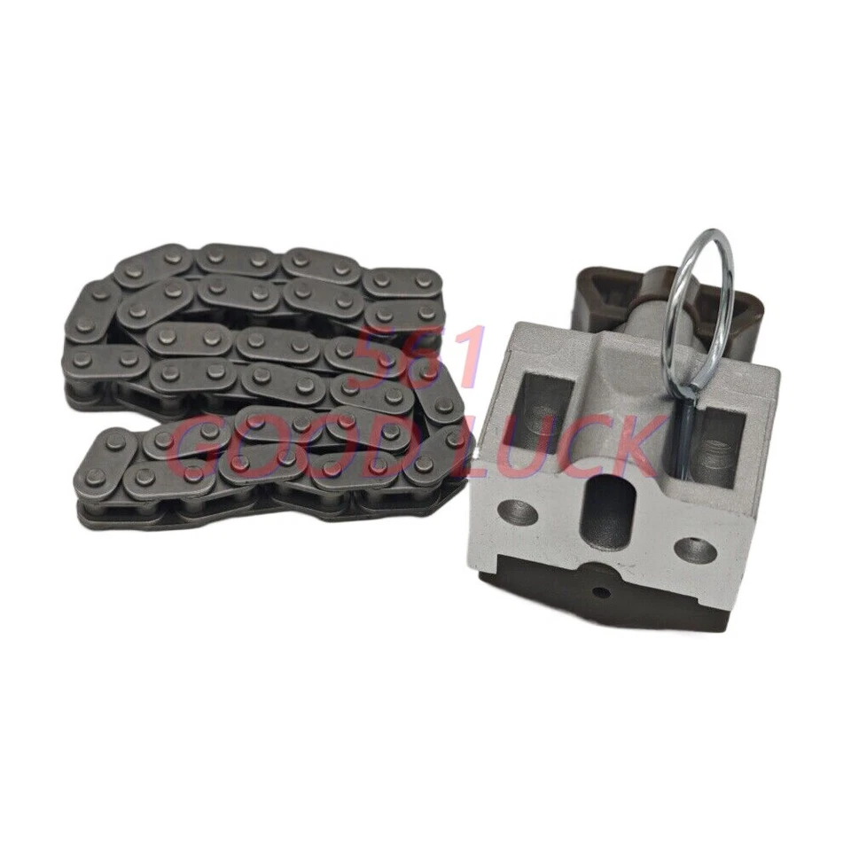 2PC Timing Chain &Hydraulic Tensioner for 06-11 Hyundai Accent Kia Rio 1.6L - Image 3 of 4