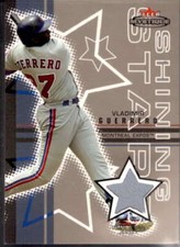 Vladimir Guerrero Card 2003 Fleer Mystique Shining Stars Jersey Blaster #VG