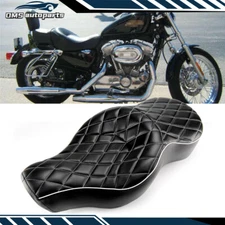 Two Up Driver Rider Passenger Seat For Harley Sportster XL 883 XL 1200 2004-2018