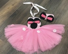 Dress Size 12 Months Minnie Mouse First Birthday Outfit One Year Tutu Cake