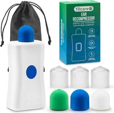 Ear Pressure Relief Device Equalizing Ear Popping for Flying, Swimming, Diving