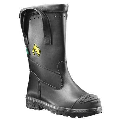 FIRE HUNTER USA Unisex Leather Bunker Boots Structural/HazMat NFPA Certified