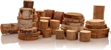 Wooden Logs Set Educational Wooden Sensory Construction Toy 38 Wooden Pieces