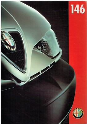 ALFA ROMEO 146 1.6 1.6L & 1.7 16v SALOON ORIGINAL 1995 FACTORY UK SALES BROCHURE