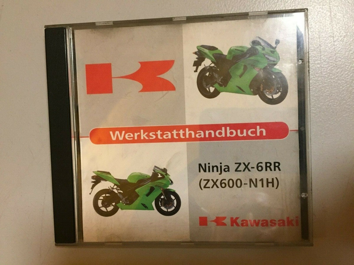 Workshop Manual Repair Manual CD Kawasaki ZX-6RR N1H in German