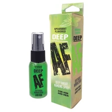 Deep AF Spearmint Flavored Deep Throat Oral Sex Numbing Spray 1 oz