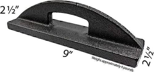 Fabric Pattern Cloth Weight Set of 2 Heavy Duty Iron cast Fabric Weights - Picture 3 of 9