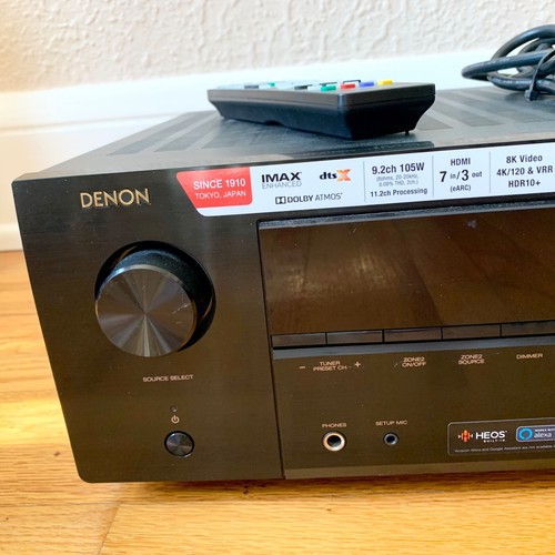 Denon AVR-X3700H Ricevitore AV 9,2 canali Dolby Atmos DTS:X AirPlay - Foto 4 di 17