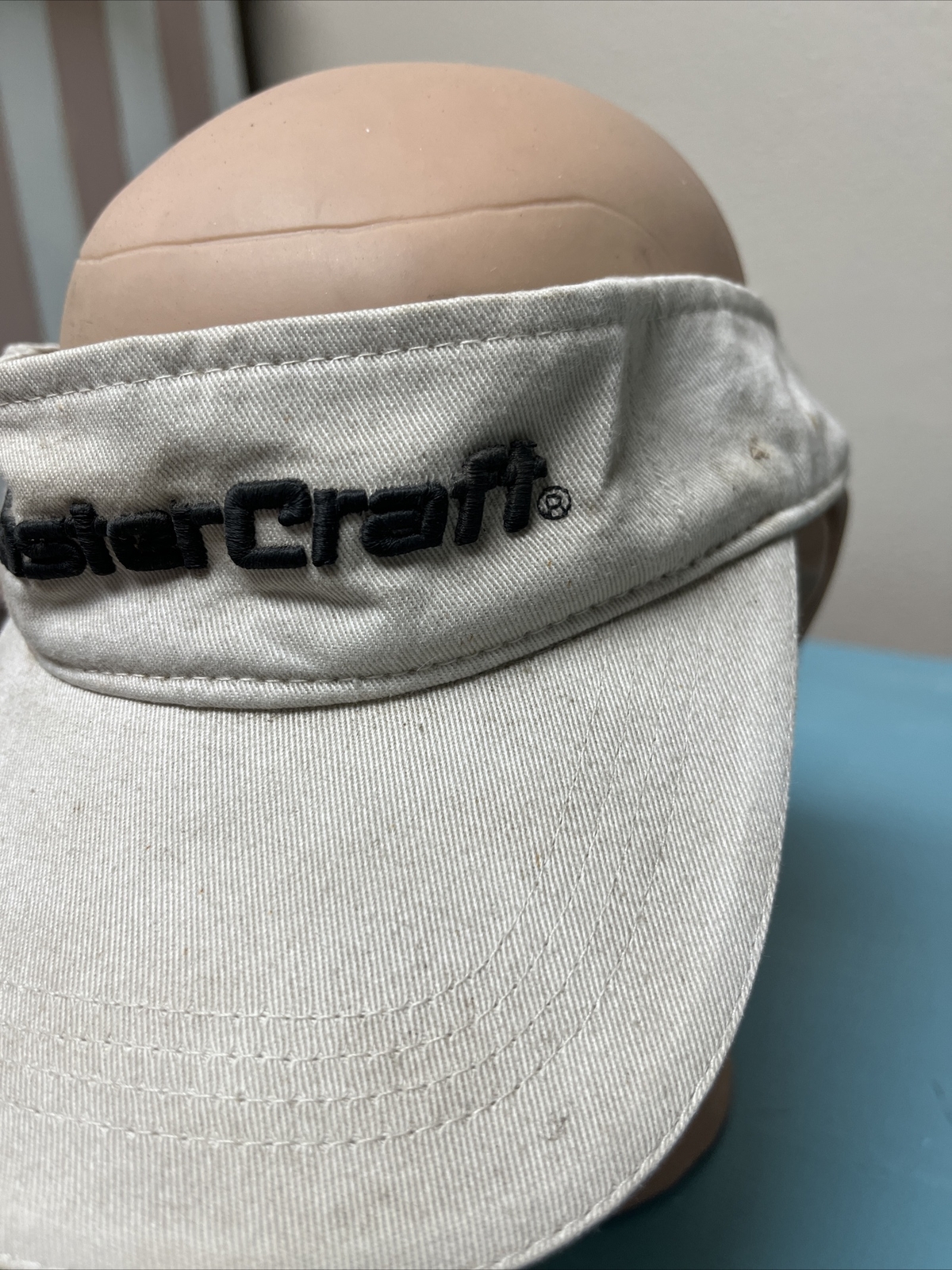 Mastercraft  Hat Visor White Raised Lettering. Al… - image 3