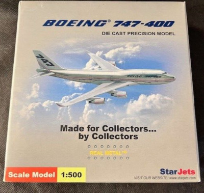 Herpa 1:500 Boeing 747-400 N401PW (Boeing Test Flight 1988) SJBOE010 MIB
