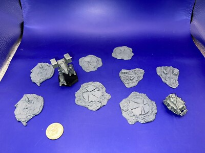 Urban Crater Terrain Set x8 pieces - Epic & Legion Compatible (6mm |8mm scale)